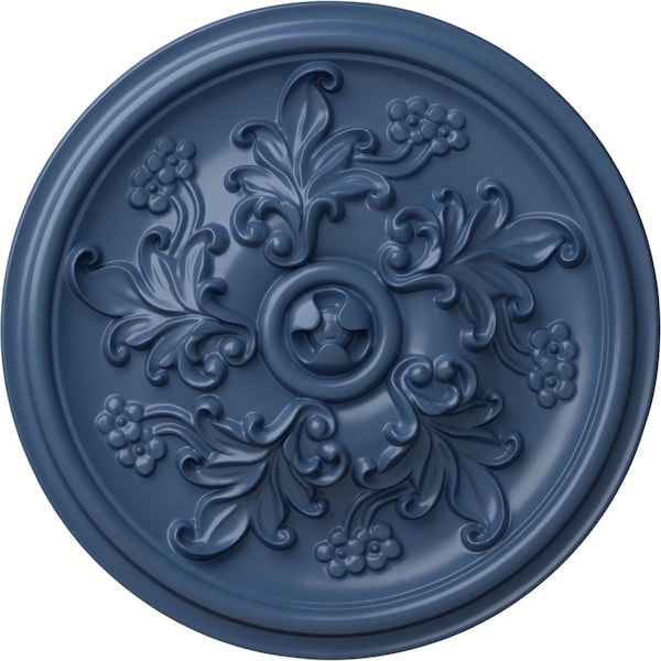 Ekena Millwork Katheryn Ceiling Medallion (Fits Canopies up to 2 1/8"), Hand-Painted Americana, 14 1/2"OD x 2 3/4"P CM14KTAMF - main